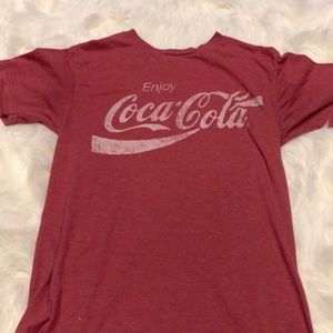 Faded red Coca-Cola T-shirt